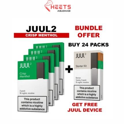Juul 2 Crisp Menthol 24 Packs Bundle Offer